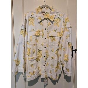 Stella Nova Anthropologie Sara Sia Utility Jacket 100% Organic Cotton Size42 /XL